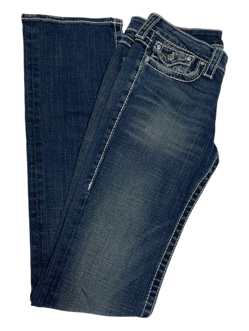 TRUE RELIGION Y2K Disco Billy Big T Vintage Princess Cut Dakota Sky Jeans